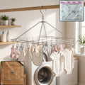 Stainless Steel Square Multi Clip Drying Hanger For Socks Baby Clothes